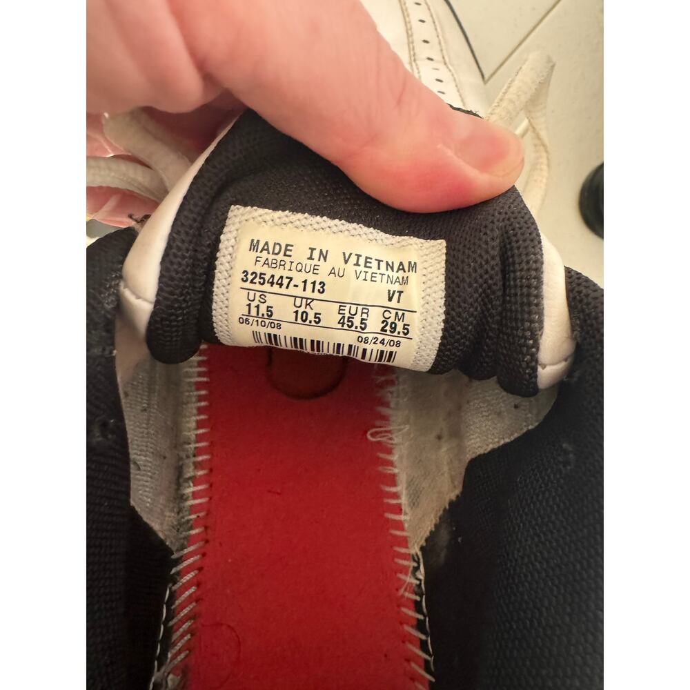 2008 Nike Shox Turbo VII White Black Men's size 11.5 Shoe Sneakers - Picture 12 of 12